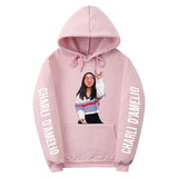 Men Graphic Hoodie Charli D'Amelio Surrounding Teenagers Urban Hooded Men's Women's Pullover