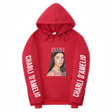 Men Graphic Hoodie Charli D'Amelio Surrounding Teenagers Urban Hooded Men's Women's Pullover