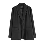 Men's Casual Suit Man Blzer Blazer Men's Street BF Dark Style Suit Loose Cool Long Sleeve Jacket