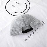 Toboggan Hat Skullcap Male Knitted Hat Female Autumn and Winter Male Winter
