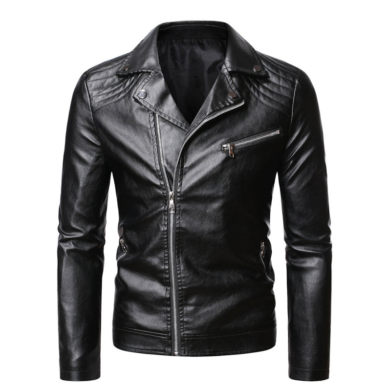 Blade Runner Jacket Men's Leather Jacket Autumn Zipper Leather Jacket Men's Casual