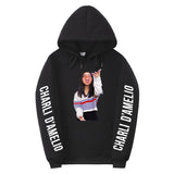 Men Graphic Hoodie Charli D'Amelio Surrounding Teenagers Urban Hooded Men's Women's Pullover