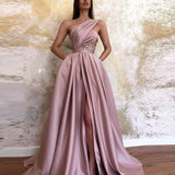 Lady Gaga Dress Sexy Slit Sloping Shoulder Dress Long Dress Evening Gown