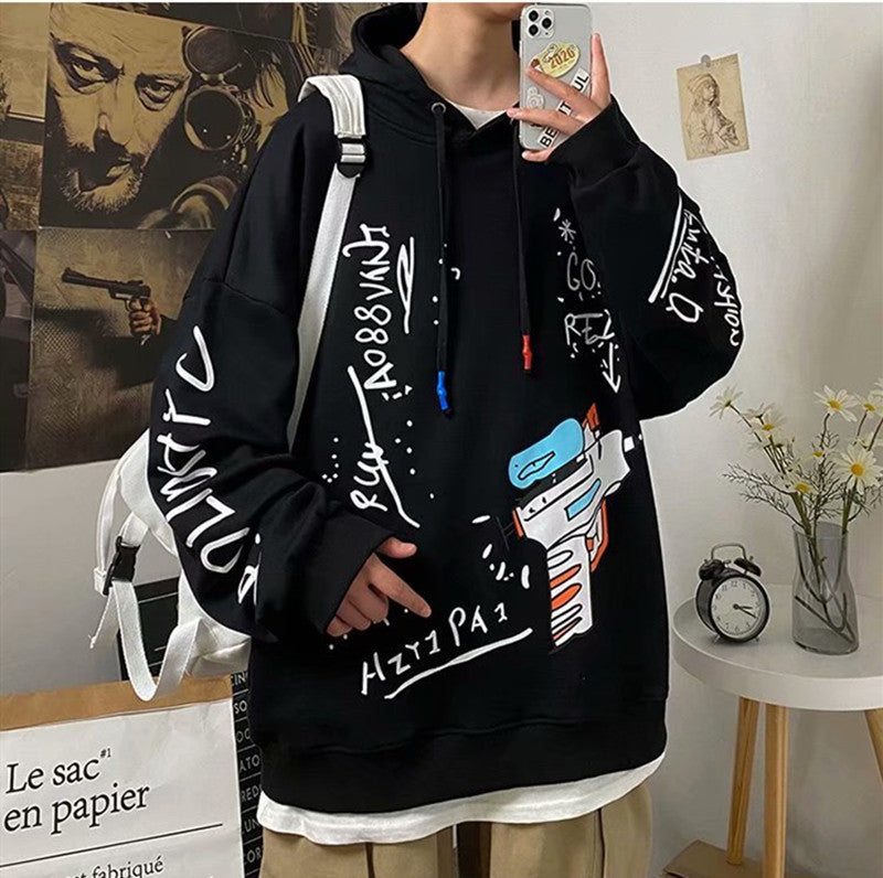 Men Sweatshirts Loose Hip Hop Sweater Men Hoodie Jacket