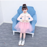 Girl Dress Kids' Sweater Autumn and Winter Baby Princess Dress