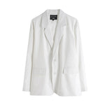 Men's Casual Suit Man Blzer Blazer Men's Street BF Dark Style Suit Loose Cool Long Sleeve Jacket