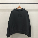 Fog Fear of God Essentials Hoodie Letter Embroidery Hoodie Terry Hooded Loose Pullover Sweatershirt