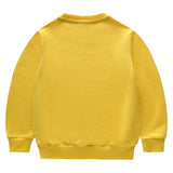 Children Pokemon Pikachu Hoodie Crew Neck Sweater Cotton