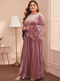 Muslim Women Stylish Kashibo Abaya Muslim Ladies Long Gown Islamic Clothing Jilbab Jalabiya Fashion Flared Sleeves Casual Long Dress