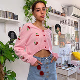 Preppy Aesthetic Sweater Coat Women's Autumn Loose Short Sweater