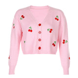 Preppy Aesthetic Sweater Coat Women's Autumn Loose Short Sweater