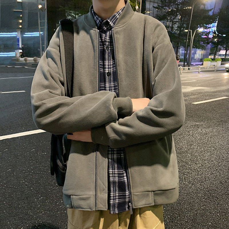 Baggy Jacket Men's Jacket Spring Baseball Uniform Casual