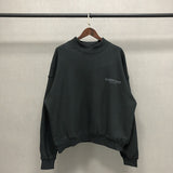 Fog Fear of God Essentials Sweatshirt Polyline Reflective Letters High Street Loose Turtleneck Sweater