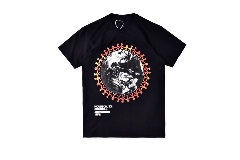 Travis Scott Astroworld Shirt Travis Scott Cactus Jack Festival Tee Earth Short Sleeve T-shirt
