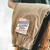 Mens Corduroy Pants Marden Tooling Vintage Autumn and Winter Straight Wide Leg Loose Casual Trousers Men