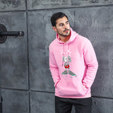 Men Graphic Hoodie Autumn and Winter Long Sleeve Men's Printed Cotton Hooded Men Sweaters Menswear
