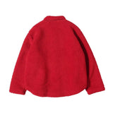Corduroy Varsity Jacket Yellow Smiley Lambswool Kanye Men's and Women's Loose Lapels Three-Color Jacket Jacket