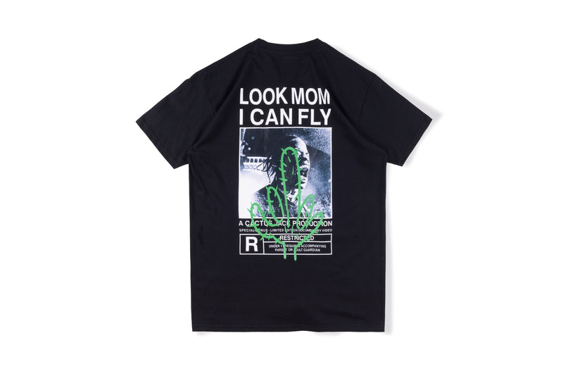 Travis Scott Astroworld Shirt Travis Scott Look Mom I Can Fly Tee Graffiti Short Sleeve T-shirt