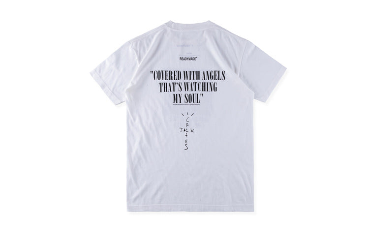 Travis Scott Astroworld Shirt Travis Scott Cactus Jack X Readymade Short Sleeve T-shirt