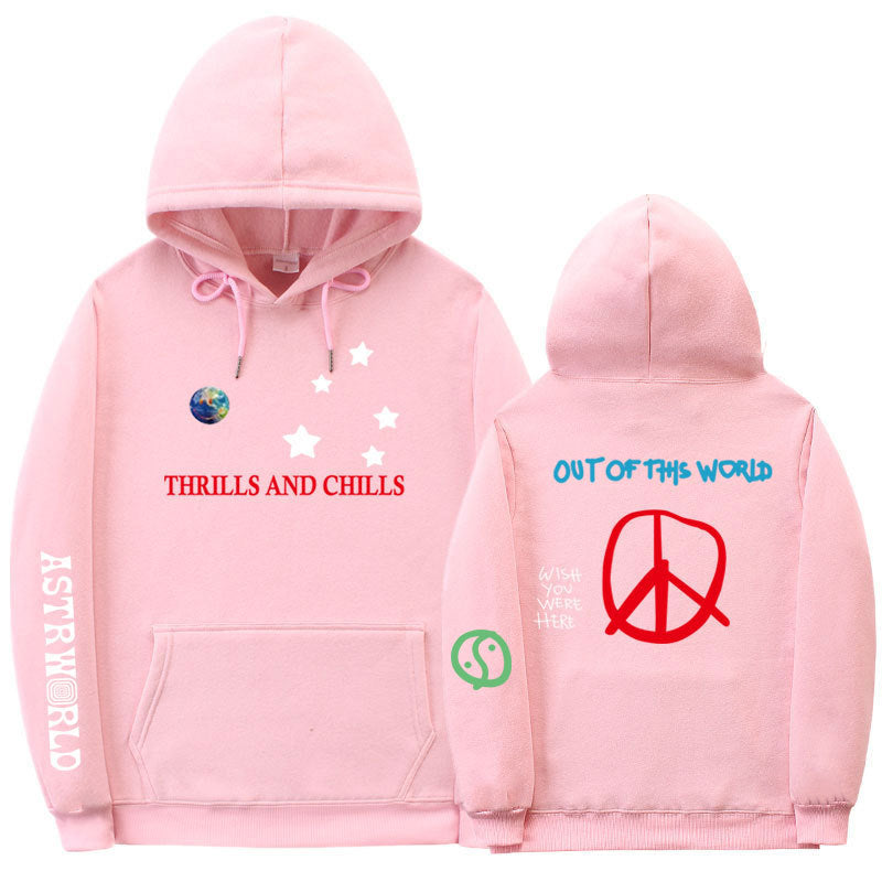 Travis Scott Astroworld Hoodie Men's Trendy Hoodie Spring, Autumn and Winter
