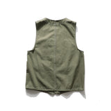 Men Sweater Vest Multi-Pocket Workwear Vest Men's Vest Harajuku Style Loose Street Sleeveless Jacket