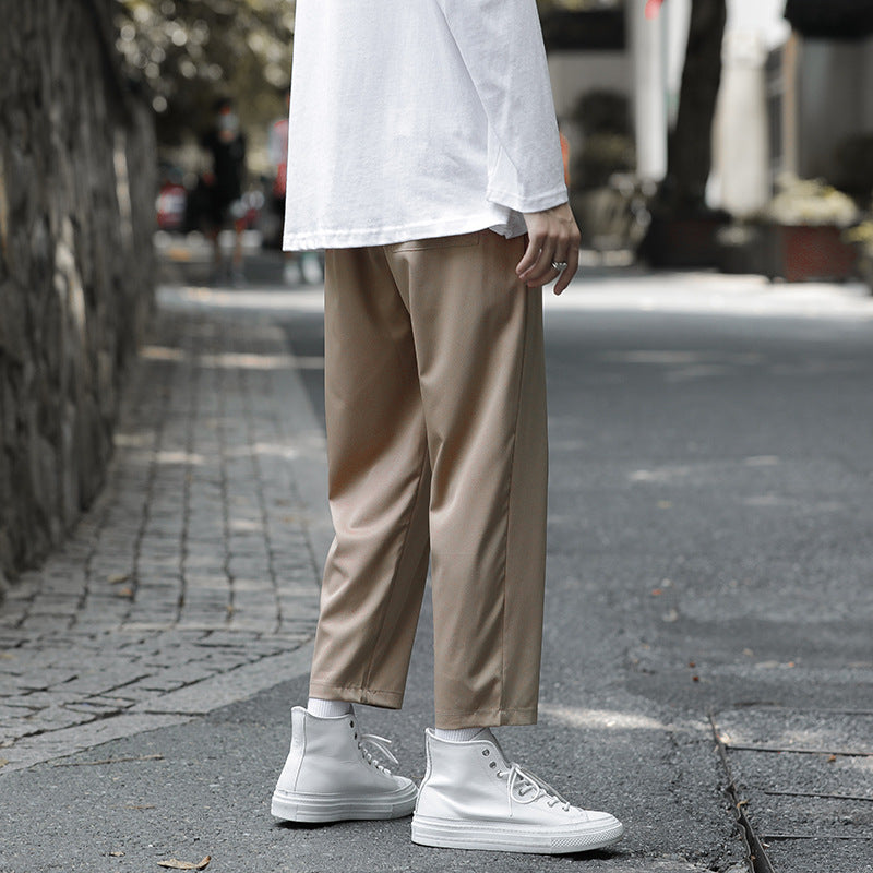 Men Pants Spring and Autumn Men Loose Leisure Sports
