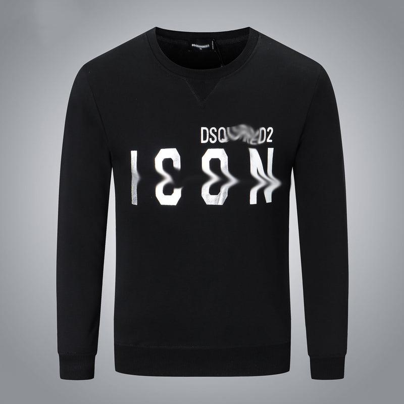 Dsq2 Hoodie DSQ Lian D2 Letter Print Sweatshirt Trendy Men's Autumn and Winter