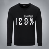 Dsq2 Hoodie DSQ Lian D2 Letter Print Sweatshirt Trendy Men's Autumn and Winter