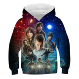 Stranger Things Hoodie 3D Digital Printing Hoodie Sweater Children's Clothing