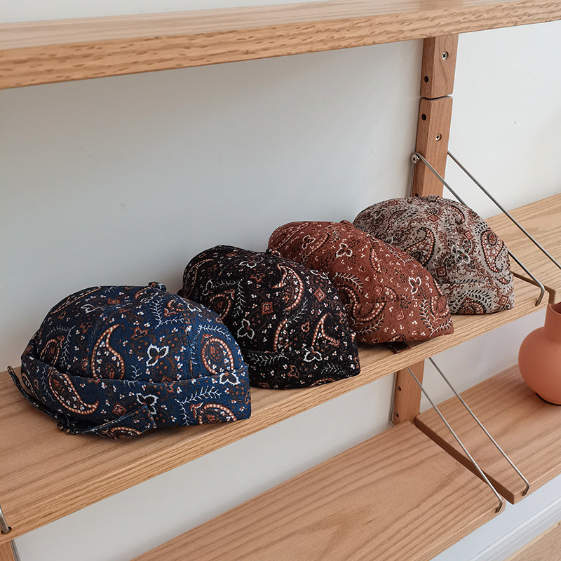 Beanies Retro Skullcap Men's Autumn Brimless Sailor Cold Hat