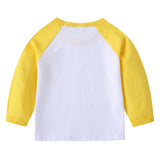 Children Pokemon Pikachu Hoodie Spring and Autumn round Neck Cartoon Long Sleeve T-shirt Cotton
