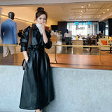 Cute Leather Jacket Autumn Coat Female