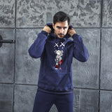 Men Graphic Hoodie Autumn and Winter Long Sleeve Men's Printed Cotton Hooded Men Sweaters Menswear
