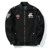 Yellow Varsity Jacket Workwear Jacket Men's Washed Cotton Men's Autumn Coat Flying Jacket Baseball Uniform