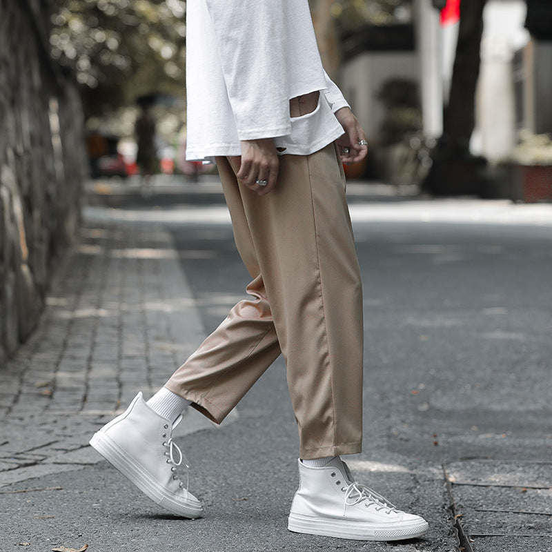 Men Pants Spring and Autumn Men Loose Leisure Sports