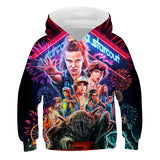 Stranger Things Hoodie 3D Digital Printing Hoodie Sweater Children's Clothing