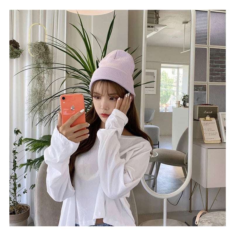 Toboggan Hat Beanie Hat Winter Hat Sleeve Cap