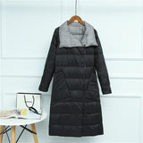 Women Winter Coats Puffer Jacket Down Coat Autumn and Winter Lightweight White Duck Down Jacket Women's Stand Collar