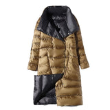 Women Winter Coats Puffer Jacket Down Coat Autumn and Winter Lightweight White Duck Down Jacket Women's Stand Collar