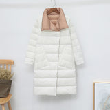 Women Winter Coats Puffer Jacket Down Coat Autumn and Winter Lightweight White Duck Down Jacket Women's Stand Collar