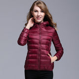 Women Winter Coats Puffer Jacket down Coat Autumn and Winter Lightweight down Jacket Hooded Autumn and Winter Women's Coat