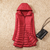 Women Winter Coats Puffer Jacket Down Coat Fall/Winter Lightweight Down Jacket Women Hooded Fashionable Jacket