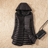 Women Winter Coats Puffer Jacket Down Coat Fall/Winter Lightweight Down Jacket Women Hooded Fashionable Jacket