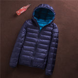 Women Winter Coats Puffer Jacket Down Coat Fall Winter Hooded Down Jacket White Duck Down Coat