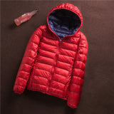 Women Winter Coats Puffer Jacket Down Coat Fall Winter Hooded Down Jacket White Duck Down Coat