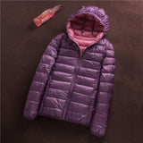 Women Winter Coats Puffer Jacket Down Coat Fall Winter Hooded Down Jacket White Duck Down Coat