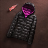 Women Winter Coats Puffer Jacket Down Coat Fall Winter Hooded Down Jacket White Duck Down Coat