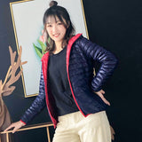 Women Winter Coats Puffer Jacket Down Coat Fall/Winter White Duck Down Jacket Women Stand Collar Double-Sided Wear