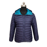 Women Winter Coats Puffer Jacket Down Coat Fall/Winter White Duck Down Jacket Women Stand Collar Double-Sided Wear