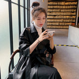 Cute Leather Jacket Autumn Coat Female